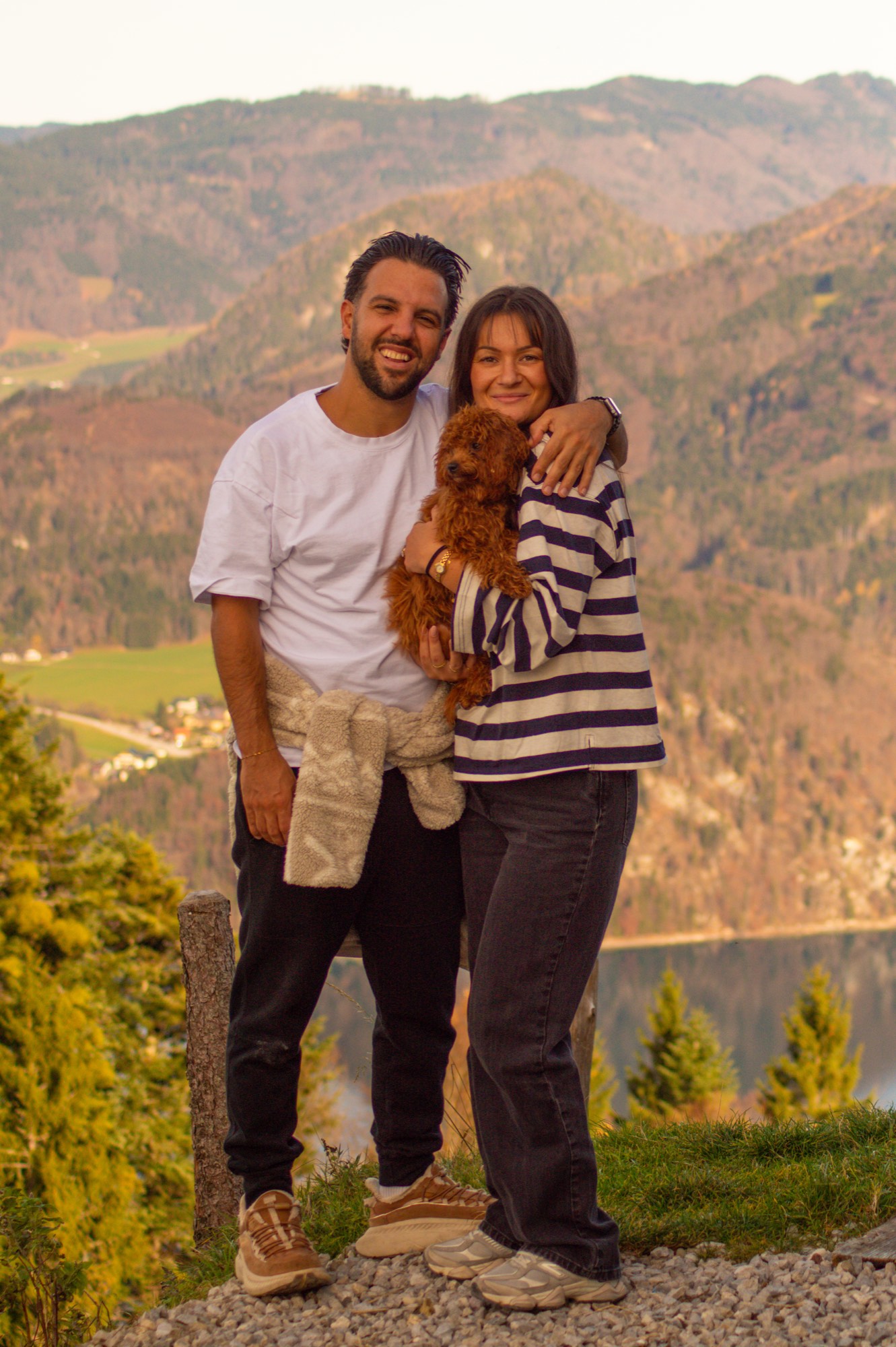 Braihim en Keysha in Oostenrijk